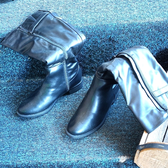 Buckle Riding Boots Women 8 - Picture 1 of 4